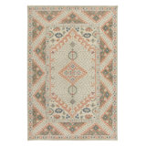 Distressed Homage Hand Knotted Wool Geometric Area Rug