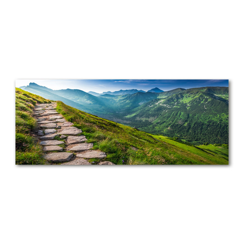Path In The Tatras - No Frame Print on Canvas
