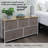 Steel 39.37'' W 5 - Drawer Dresser-118543236