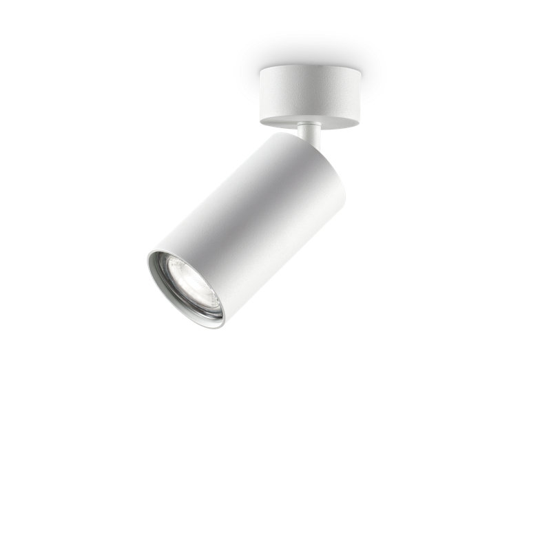 Dynamite Flush Mount, White, White