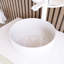 30 po Ensemble de meuble-lavabo mural W avec comptoir en marbre blanc assemblé-2083725567