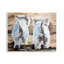 Plaque murale «Farewell White Puppies» par Mary Sparrow