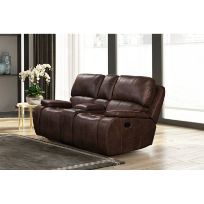 Sachika 78.7'' Upholstered Reclining Loveseat