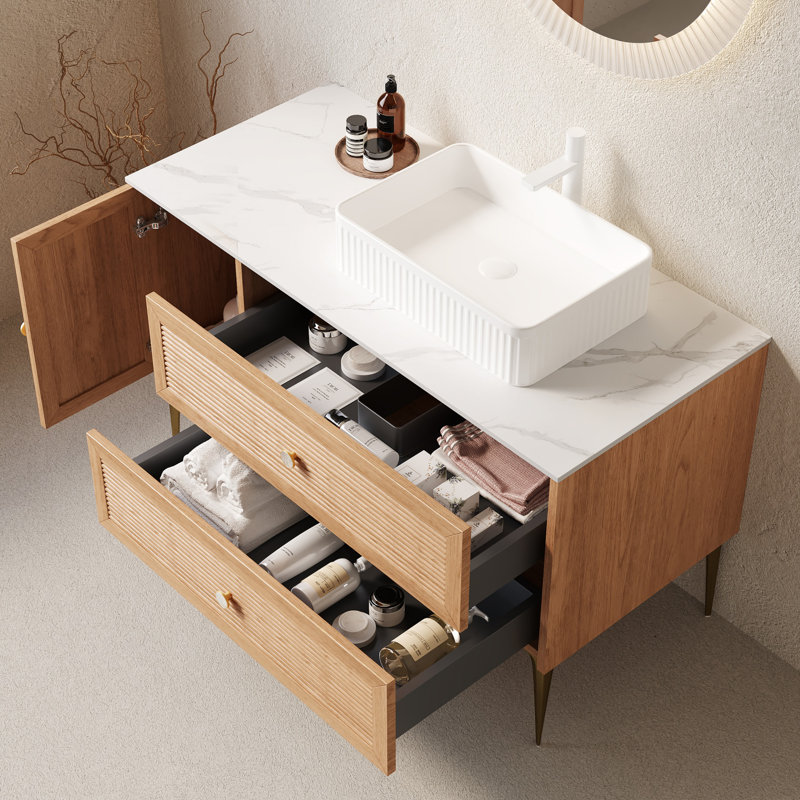 Meuble-lavabo simple 48 po avec comptoir