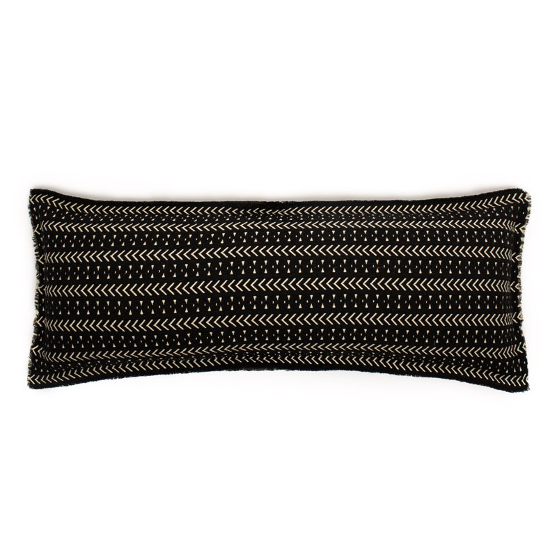 Coussin en coton Geto, H 18 po x l 54 po
