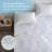 Mattress Pad Protector, 100% Cotton Top Cooling Breathable Quilted Mattress Cover Fitted Sheet Stretches Up To 16 Inches Deep Pocket Non Slip Soft Bed Pad Topper-115585442-115585443