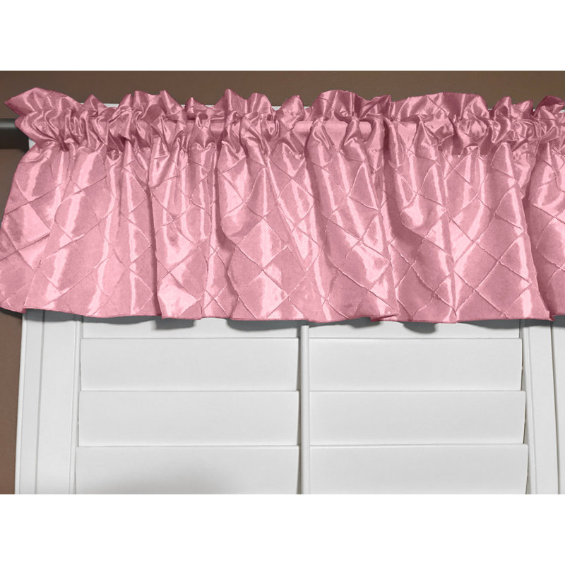 Cantonnière sur mesure l 52 po, Rosé, L 52 po x L 24 po