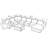Aindriu Upholstered U-Shaped Sectional Reversible-369794809