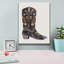  «Western Cowgirl Boot 3» par Courtney Prahl, art mural sur toile, 12 po x 16 po-1473670165