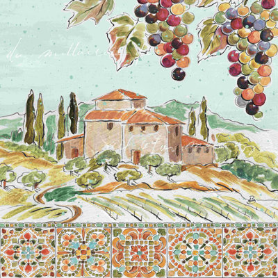 «Tuscan Breeze II» par Daphne Brissonnet, reproduction sur toile tendue