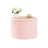 Collapsible Storage Ottoman Round with Tray Teddy Fabric Living Room Bedroom Ottoman with Storage-984372707