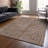 Clayra Brown Washable Indoor-Outdoor Rug - -742806397