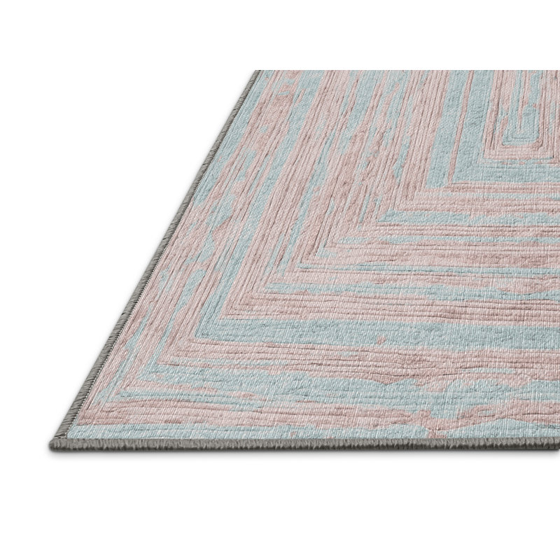 Machine Washable Gray Area Rug, Rectangle 8' x 12'