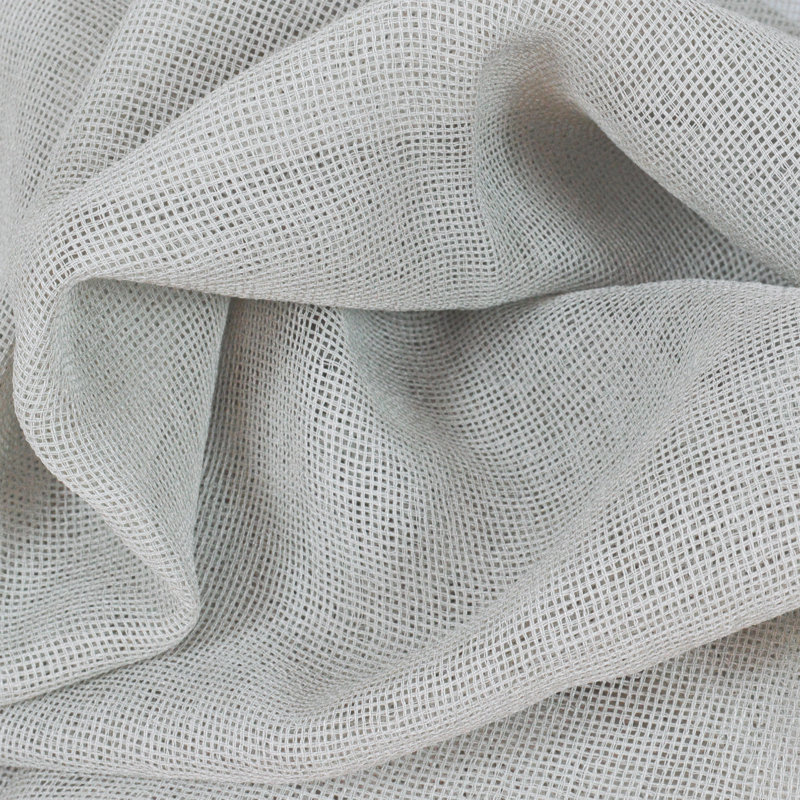 Stepanie Semi Sheer Curtain Single Panel, White, 52" W x 72" L