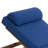 78.8'' Outdoor Patio Chaise Lounge Chair, Acacia Wood Adjustable Recliner With Headrest And Retractable Side Tray, Perfect For Terrace, Poolside, Garden, And Beach-954405535