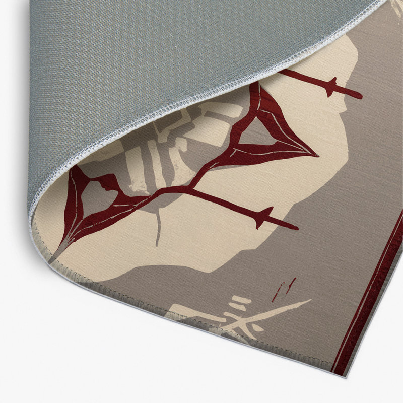 Tapis abstrait intérieur et extérieur Abstract Prism, Rectangle 1 pi 6 po x 2 pi 6 po