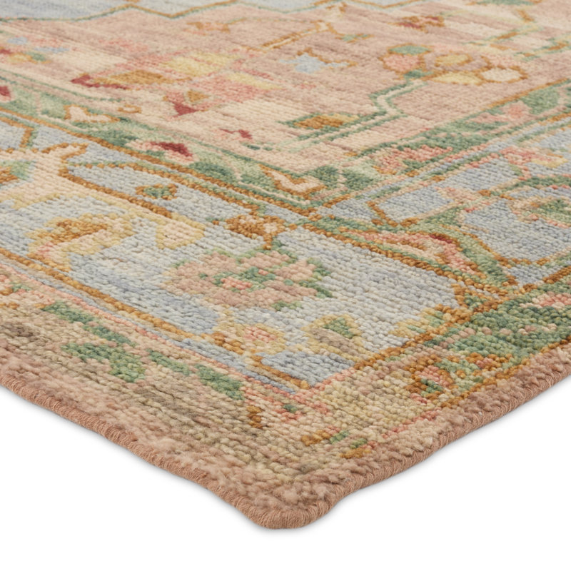 Jaipur Living Jude JIN09 Handknotted Medallion Multicolor Area Rug (6'x9'), Rectangle 10' x 14'