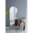 28X1x74" Celine Gold Arch Body Mirror-1998440220