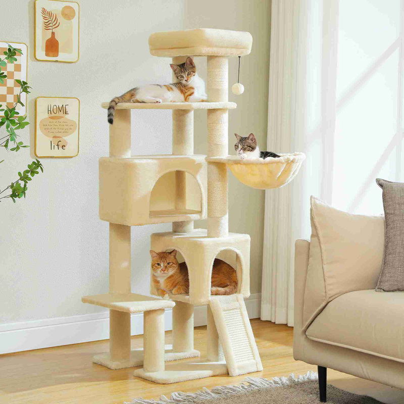Arbre à chat, Beige