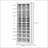 36 Pair Shoe Storage Cabinet