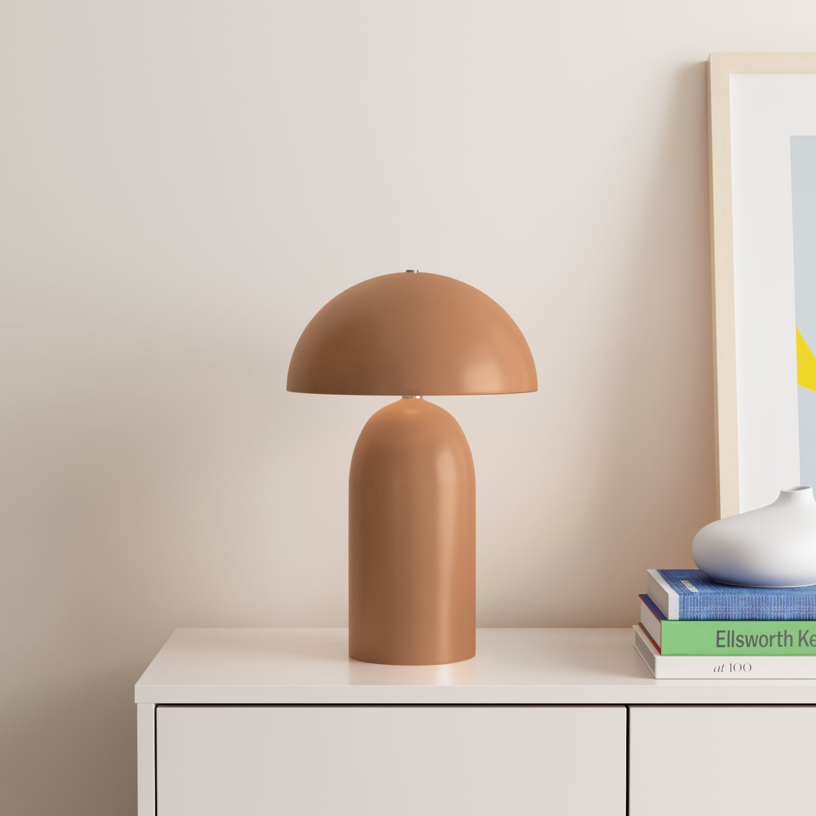 Hardacre Ceramic Table Lamp, Adobe