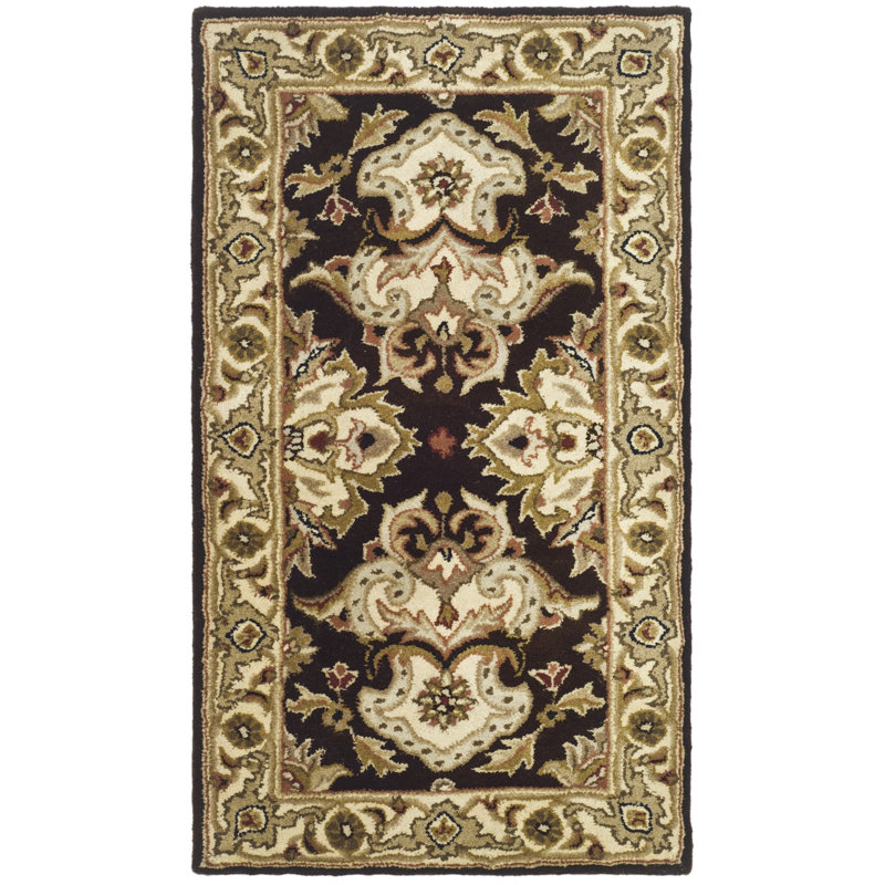 Balthrop Hand Tufted Wool Rug, Rectangle 2' x 3'