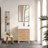 Leon 24'' Single Bathroom Vanity with Engineered Marble Top-736742424-736742431-736742425