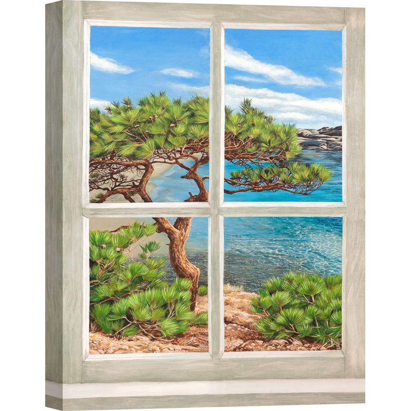 Mediterranean Bay I by Remy Dellal - Wrapped Canvas Art Prints, 80cm H x 60cm W x 4cm D
