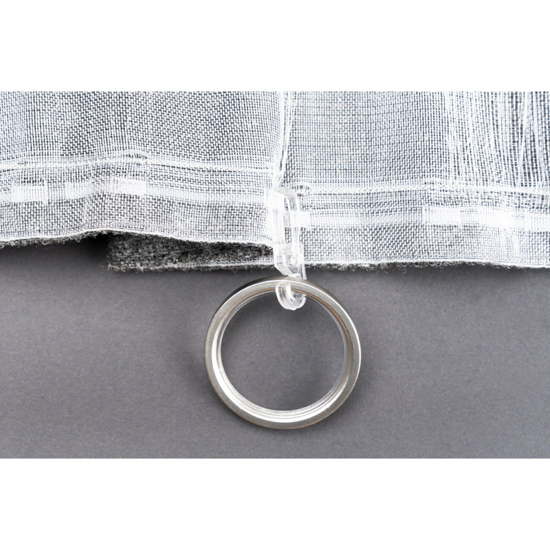 Chalet opaque scarf with loop, Anthracite