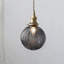 Luminaire suspendu moderne en verre et laiton Ribber-778976736