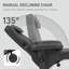Massage Recliner Chair with Ottoman Set-1741921233