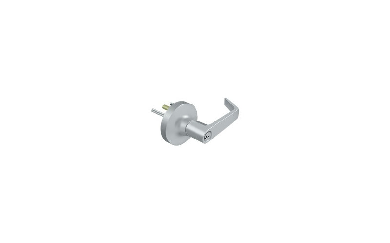 Deltana LTED80LST-26D Lever Trim For Exit Device 80 Storeroom Function in Brushed Chrome