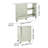 Foldable Sewing Table with Storage Bins and Wheels