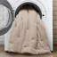 Ensemble de courtepointe brodée en coton 3 pièces, taupe-130473807