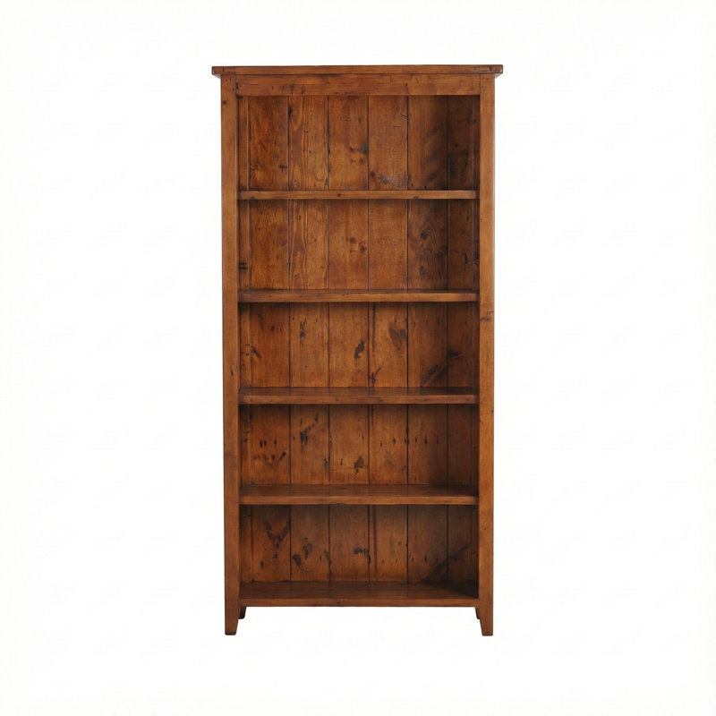 Wimbled 77"H x 39"W Solid Wood Bookcase