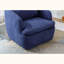 Fauteuil demi-tonneau pivotant l 32,48 po Willenzard-88099129