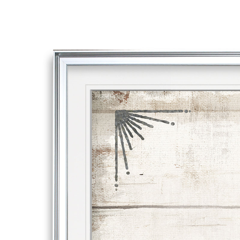 «TP Roll», art textuel, H 17,5 po x l 17,5 po x P 1,5 po, Cadre argenté