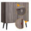Armoire de rangement au sol avec porte et 3 tiroirs-434867077