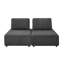 Canapé modulaire sans accoudoirs 78 po Fieger-1058918172