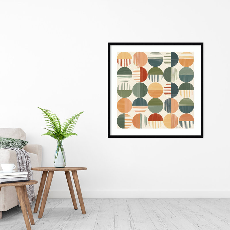 Born To Roam Pattern II, Black, 33" H x 33" W x 1" D