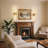 21 In. 2-Light Stone Texture Armed Wall Sconce Rechargeable Acrylic Wallchiere-1645068621