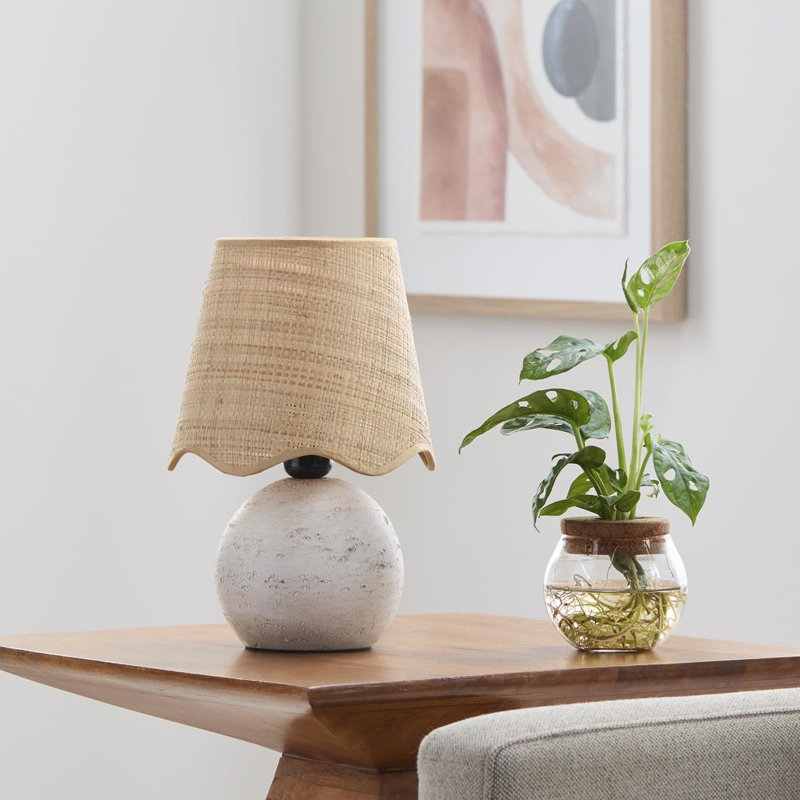 Margaret Accent Table Lamp, White