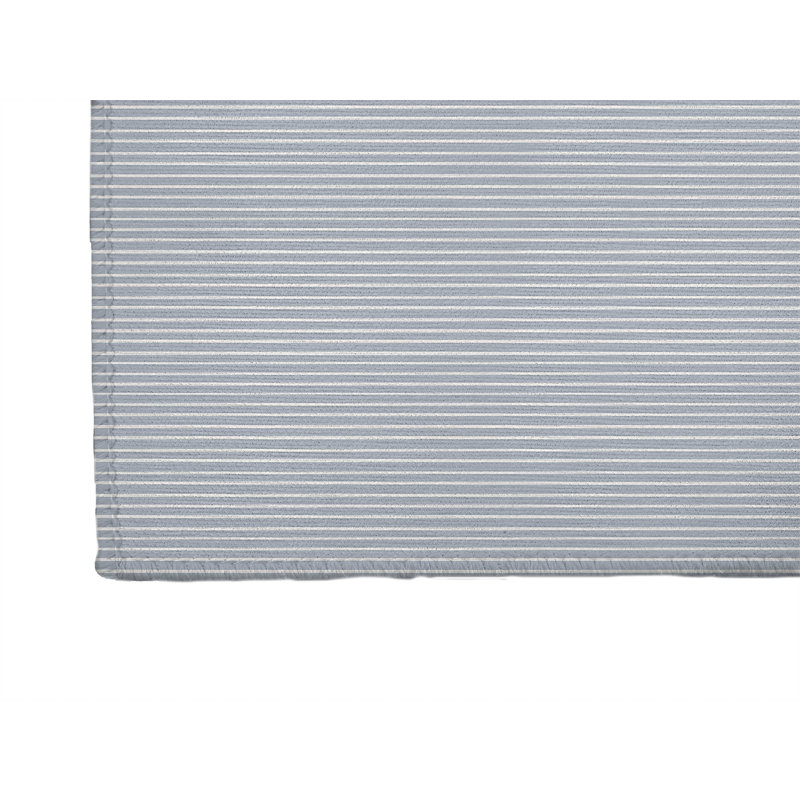 Random Stripes Kids Play Mat, Blue, Rectangle 5' x 7'