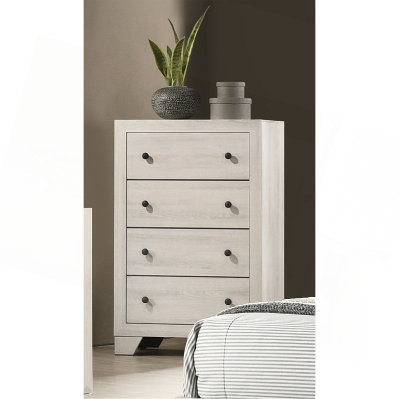 Mobilier de chambre à coucher 1Pc Rustic, Blanc