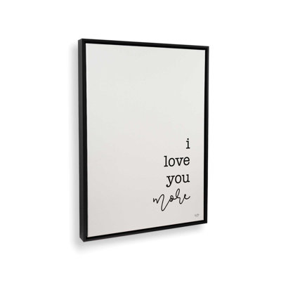 «I Love You Set 1 of 2» par Lux + Me Designs, reproduction d'art