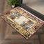 2 pi 7 po Tapis rouge en polypropylène X 3 po. Teinture pour une maison confortable. Tapis fabriqué en Turquie - 2,58 7,25 bureau moderne.-1523675161