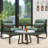 Dentrell Faux Leather Armchair-1717187835