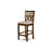 Ziemer Upholstered Counter Stool with Solid Wood Frame-356616177
