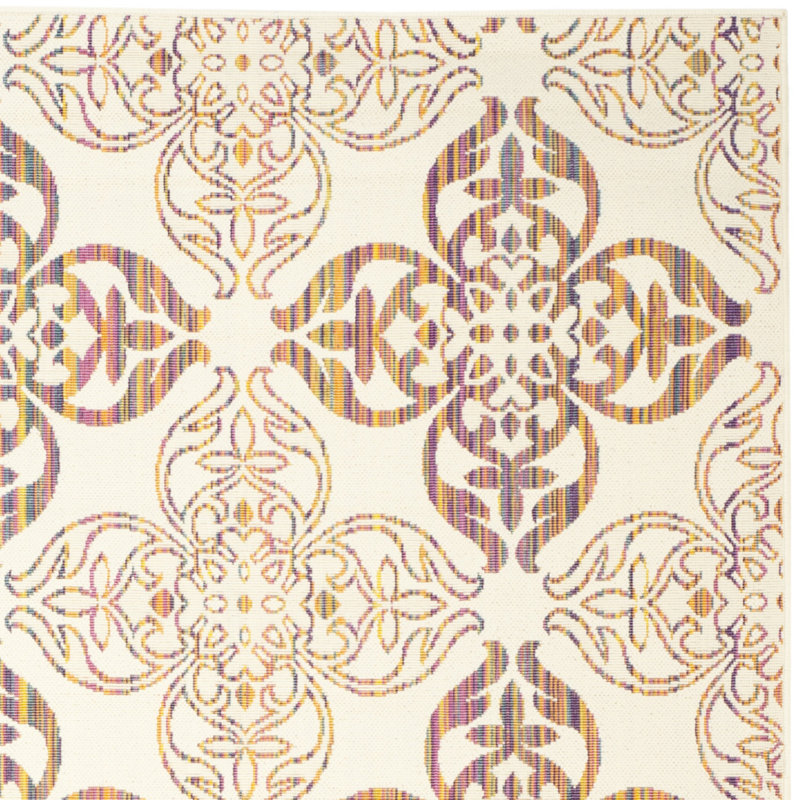 Havana Multicolor Geometric Synthetic Indoor/Outdoor Rug
