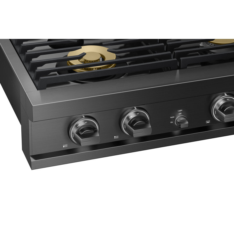 48" Gas Rangetop 6 Burners, NG/LP, Graphite Stainless